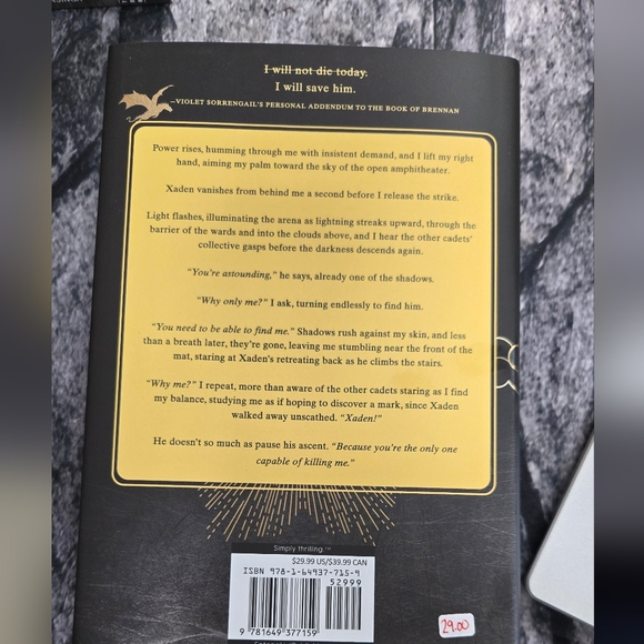 Onyx Storm Hardback Book - Picture 2 of 2